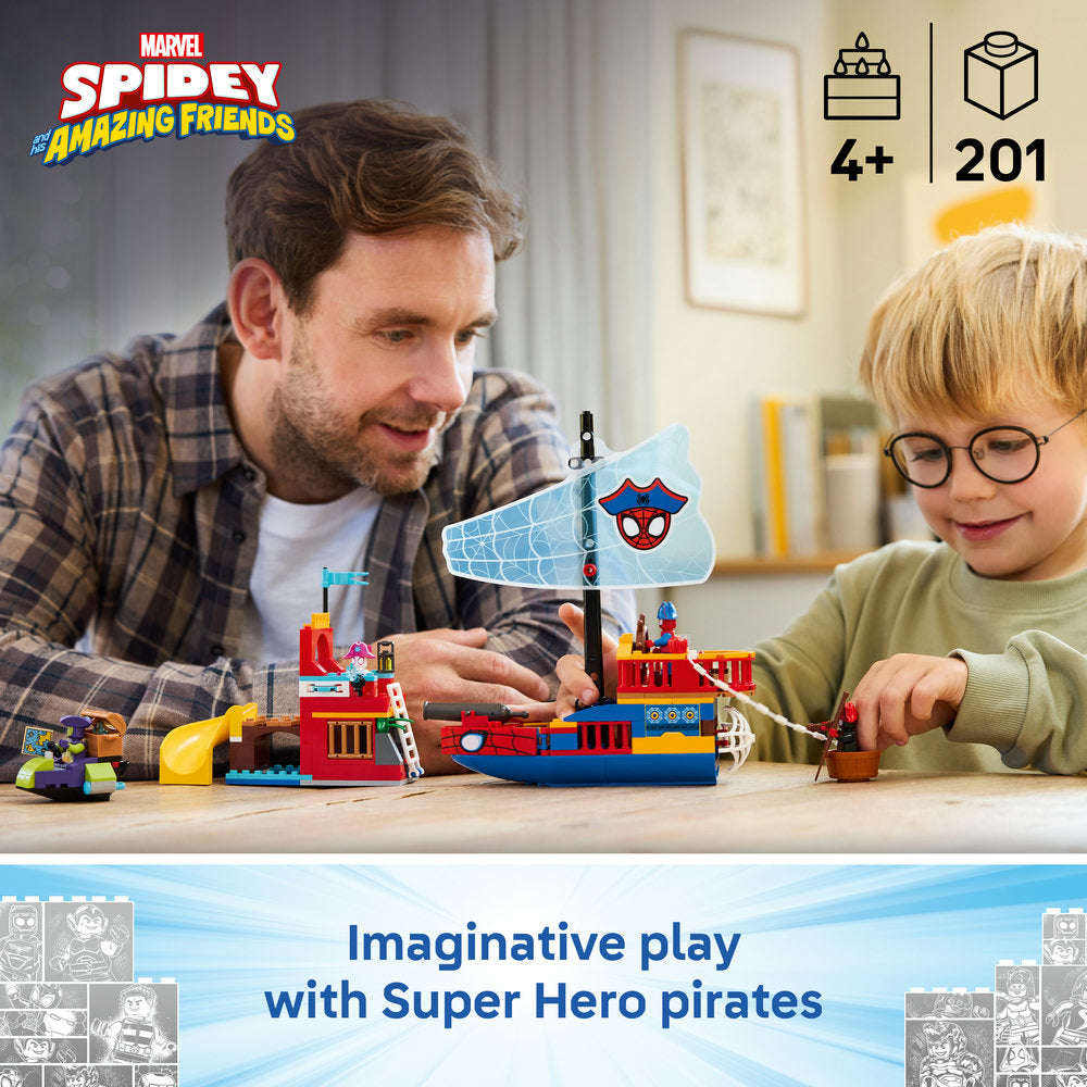 LEGO® Marvel Spidey And His Amazing Friends Team Spidey Pirate Ship 11208