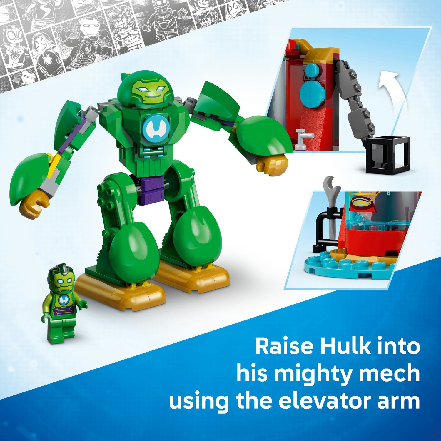 LEGO® ǀ Marvel Iron Man and His Awesome Friends Loki vs. Team Iron Man 11211