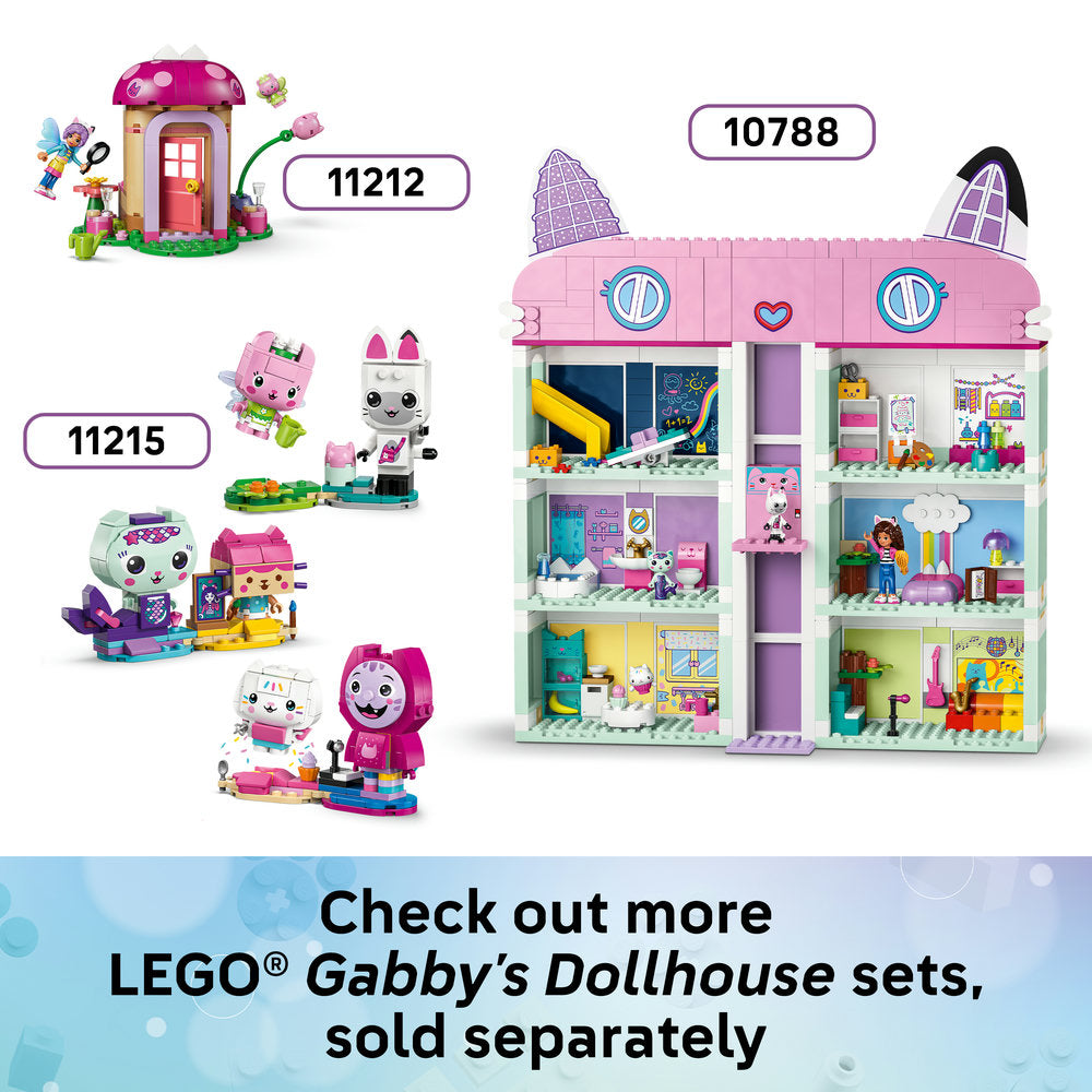 LEGO® Gabby’s Dollhouse Fairy Roller Coaster and Tea Party 11214