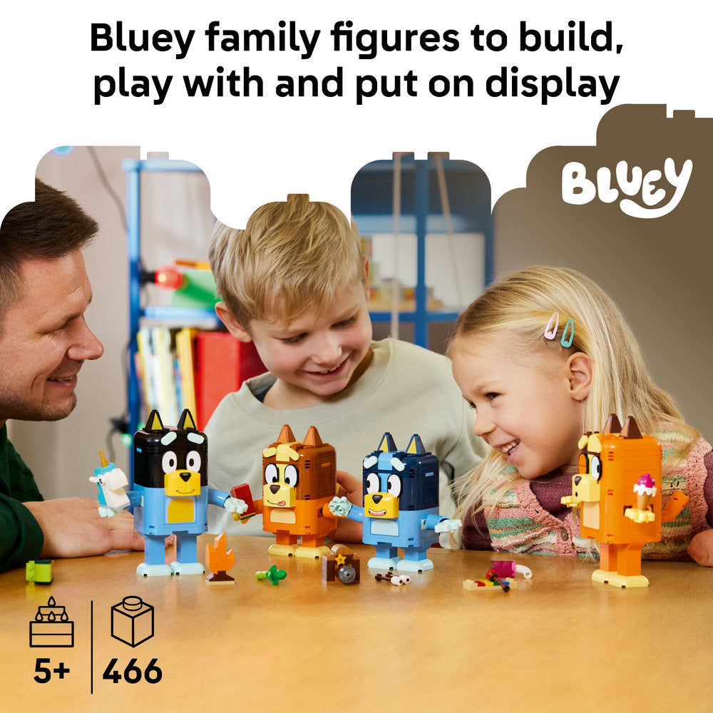 LEGO® Bluey Brick-Built Bluey Family Toy Figures Set 11217