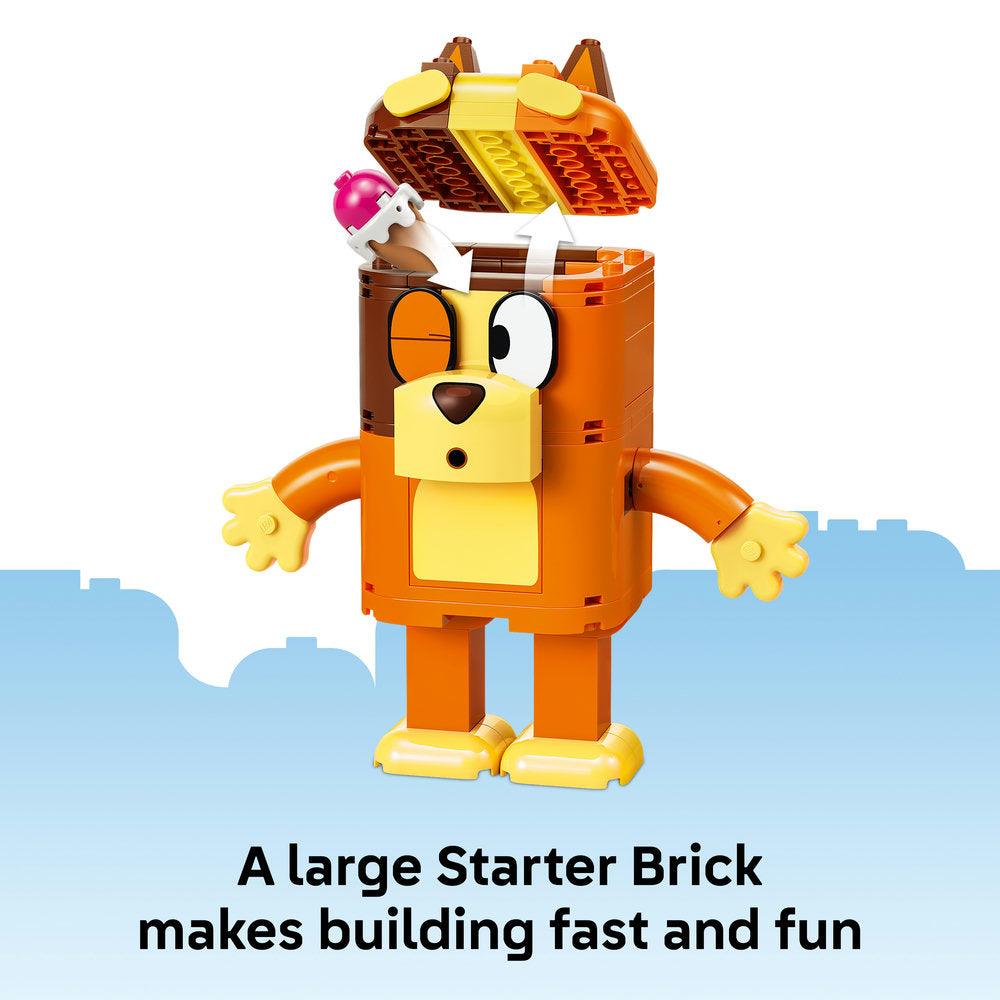 LEGO® Bluey Brick-Built Bluey Family Toy Figures Set 11217