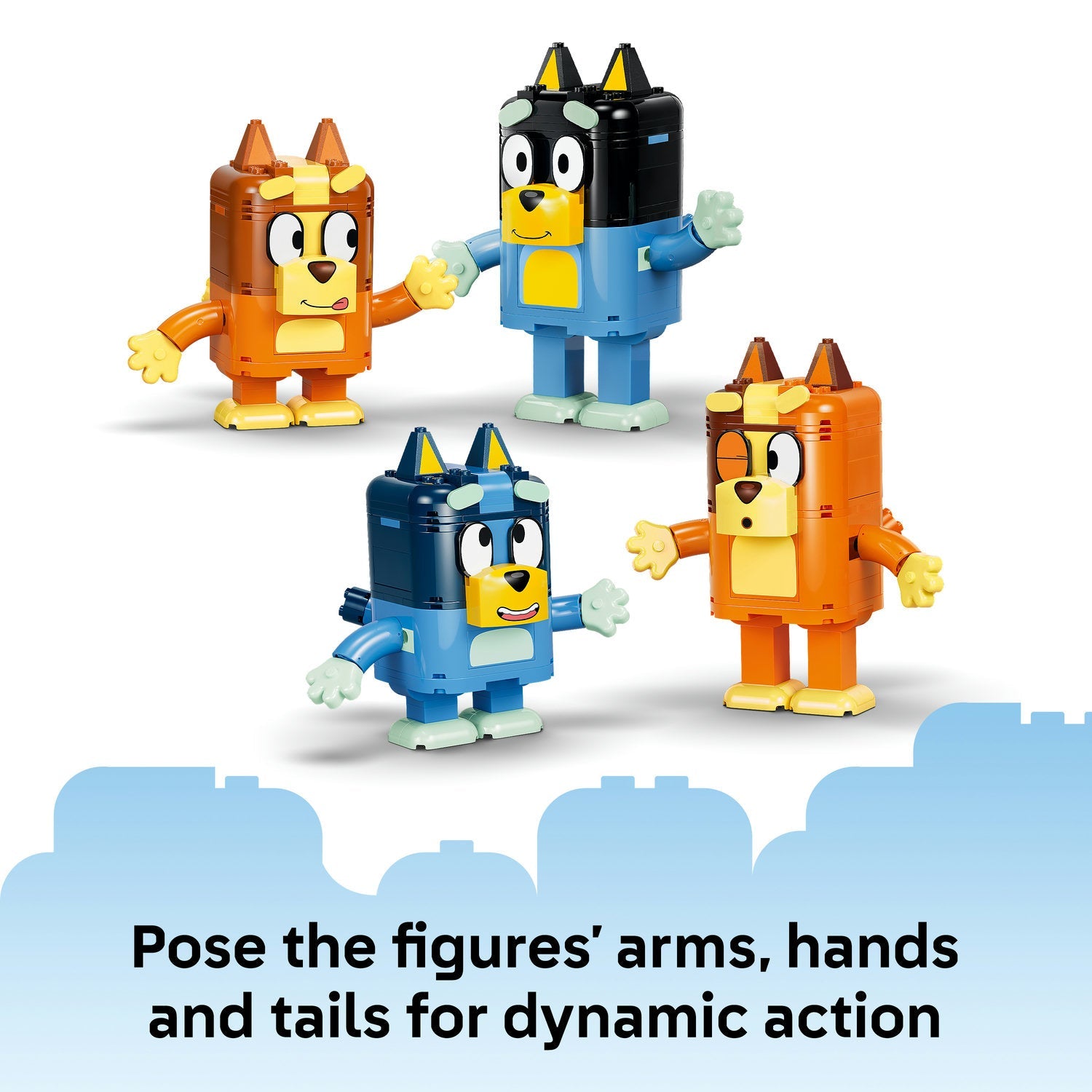 LEGO® Bluey Brick-Built Bluey Family Toy Figures Set 11217
