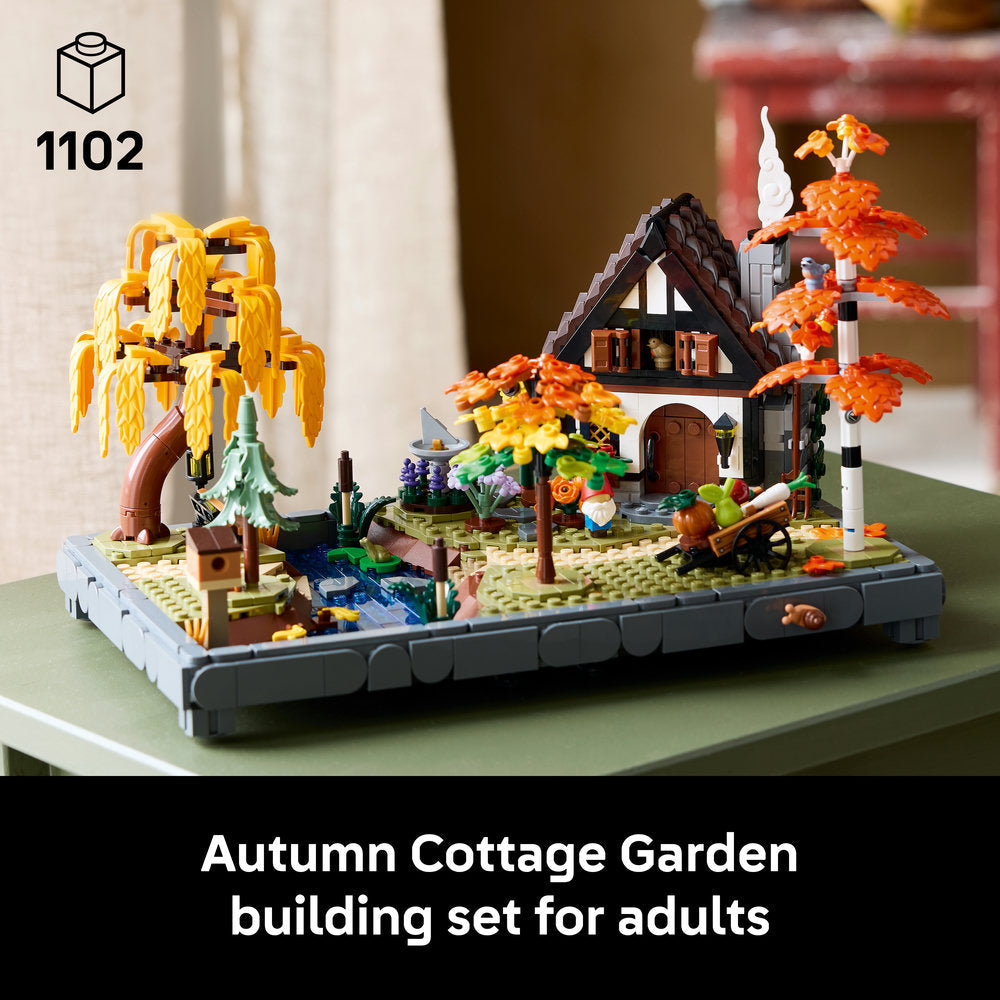 LEGO® Icons Autumn Cottage Garden Model Building Kit 11372