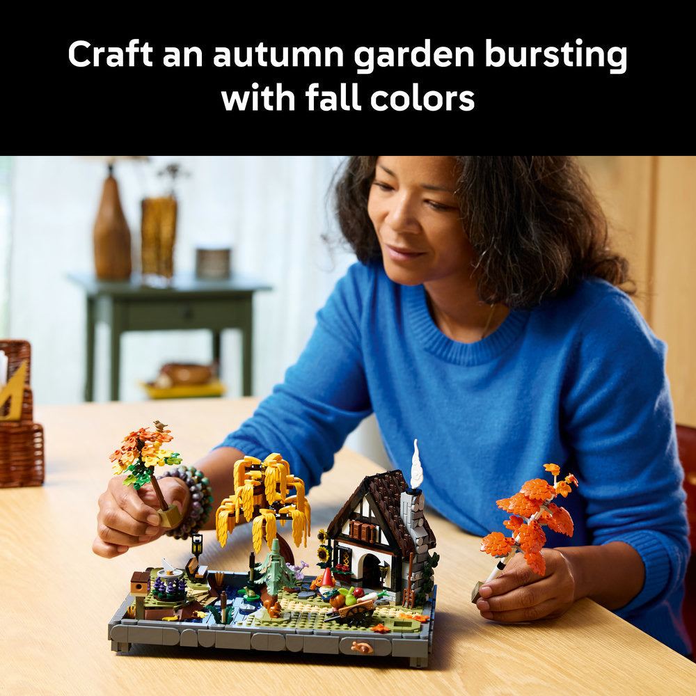 LEGO® Icons Autumn Cottage Garden Model Building Kit 11372