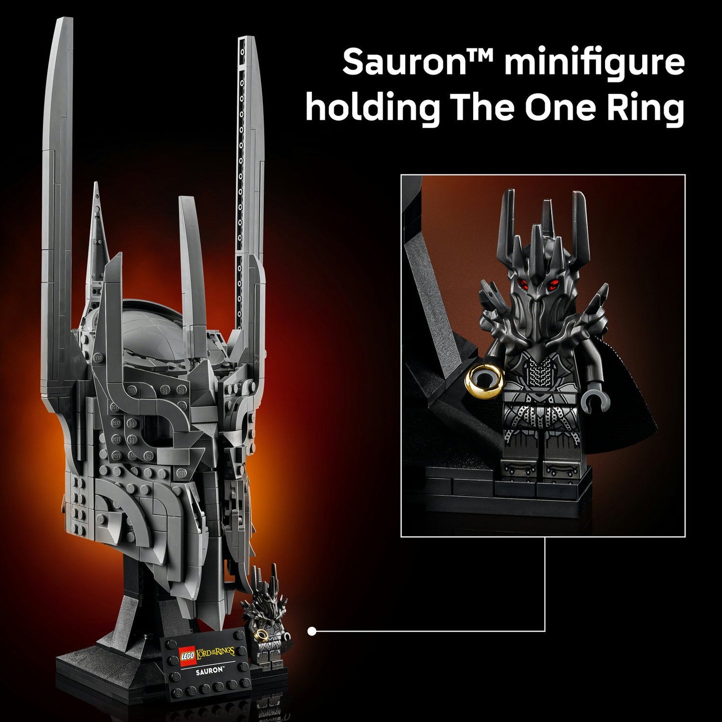 LEGO® Icons The Lord of the Rings: Sauron’s Helmet 11373