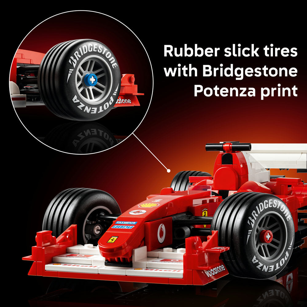 LEGO® Icons Ferrari F2004 & Michael Schumacher Model Car 11375