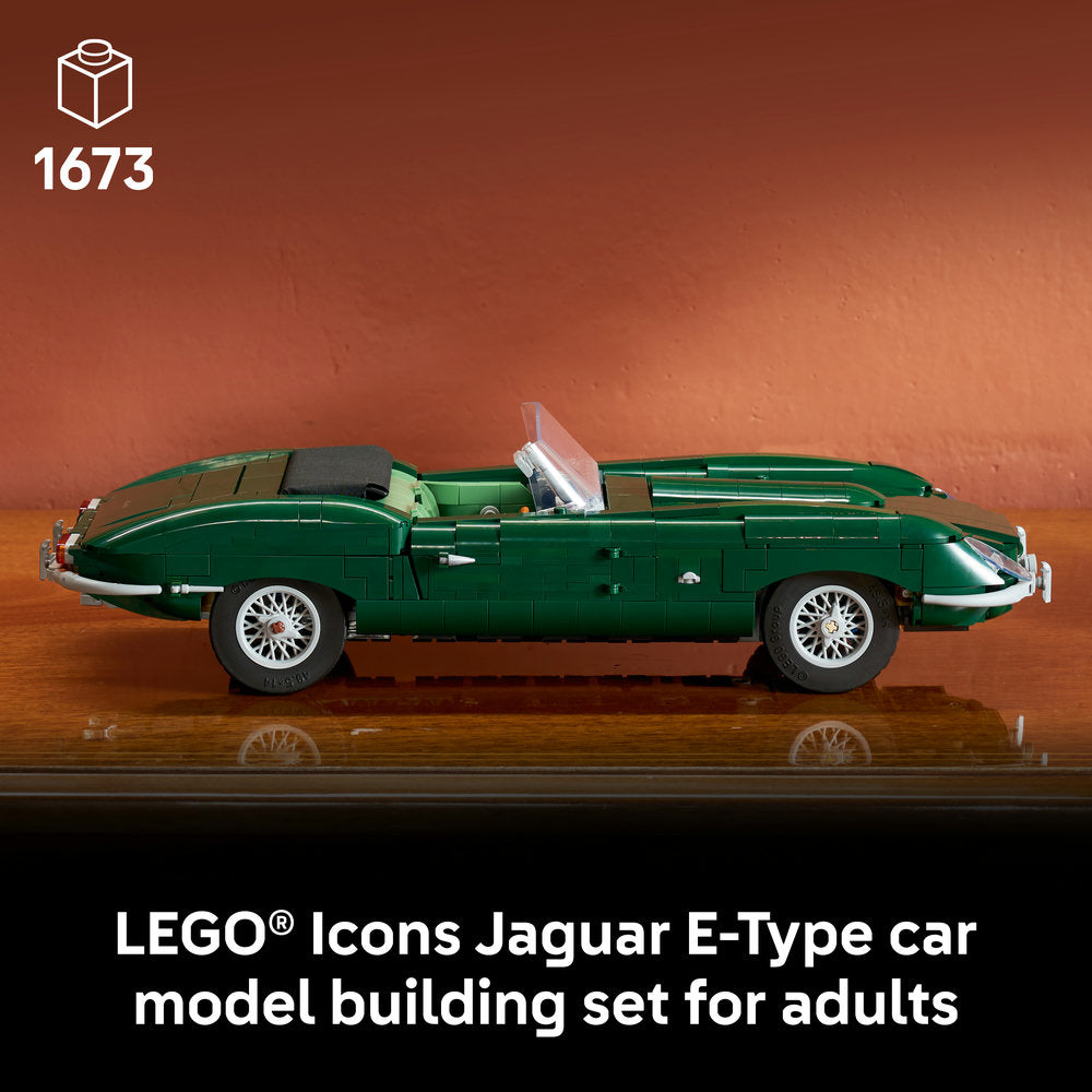 LEGO® Icons Jaguar E-Type - Classic Sports Car Model 11381