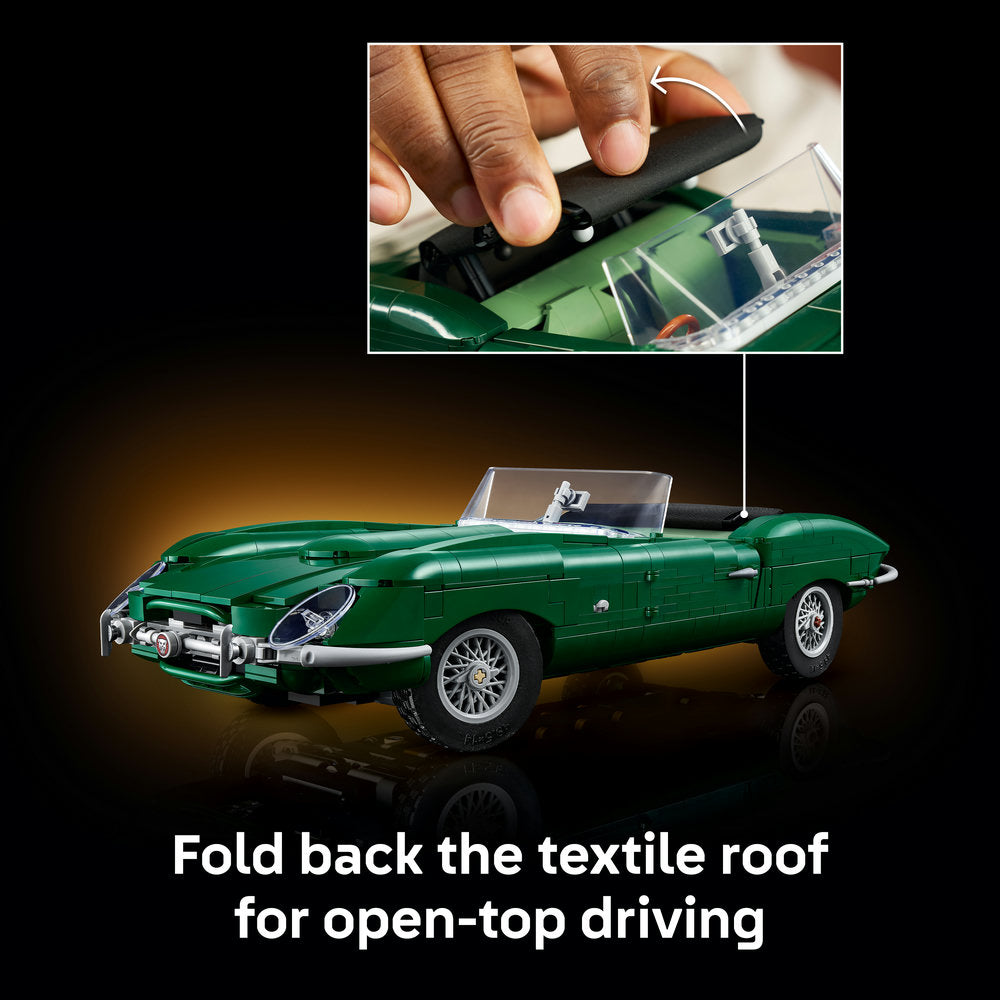 LEGO® Icons Jaguar E-Type - Classic Sports Car Model 11381