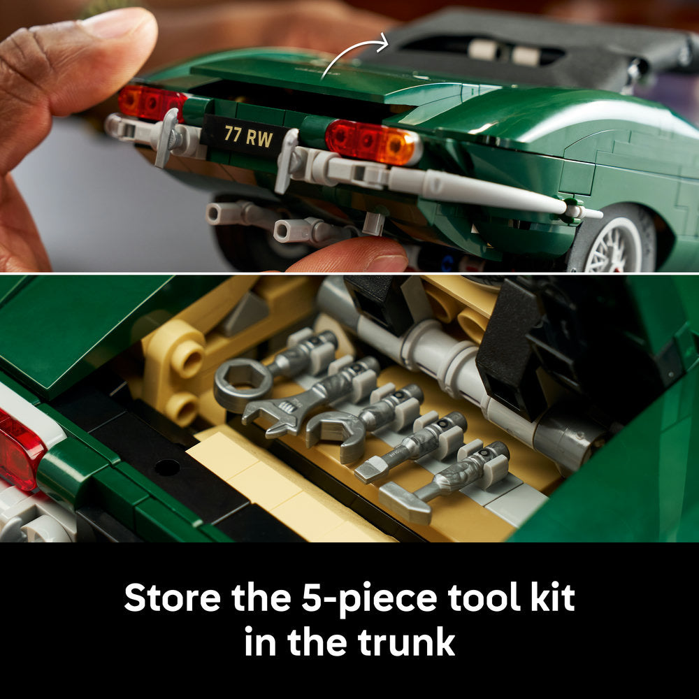 LEGO® Icons Jaguar E-Type - Classic Sports Car Model 11381