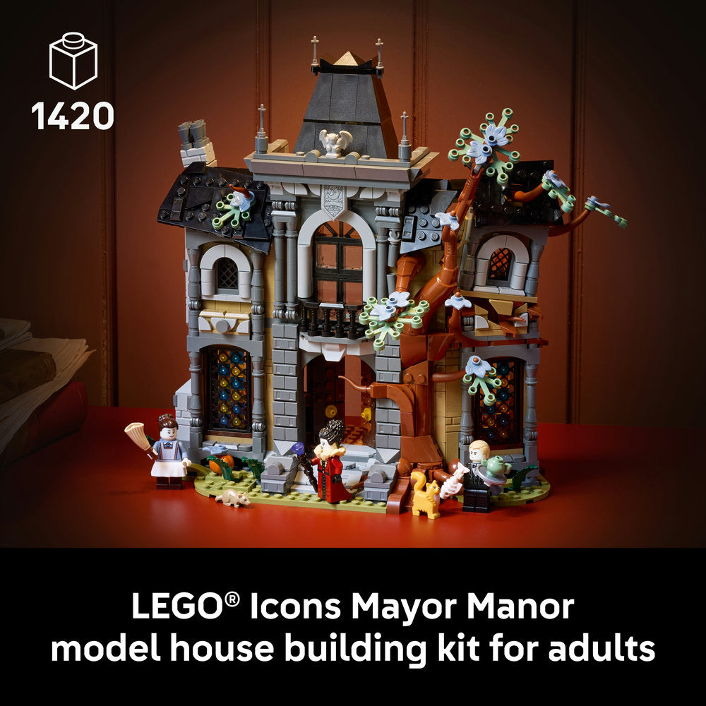LEGO® Icons Mayor Manor Eerie Mansion Decor Kit 11383