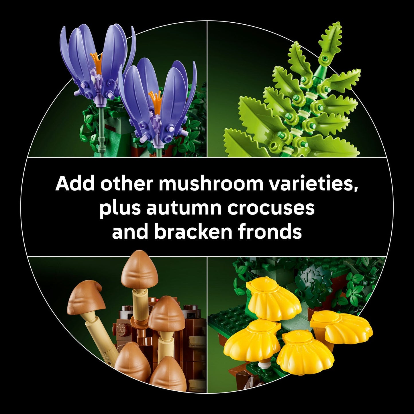 LEGO® Botanicals Woodland Mushrooms Building Set 11505