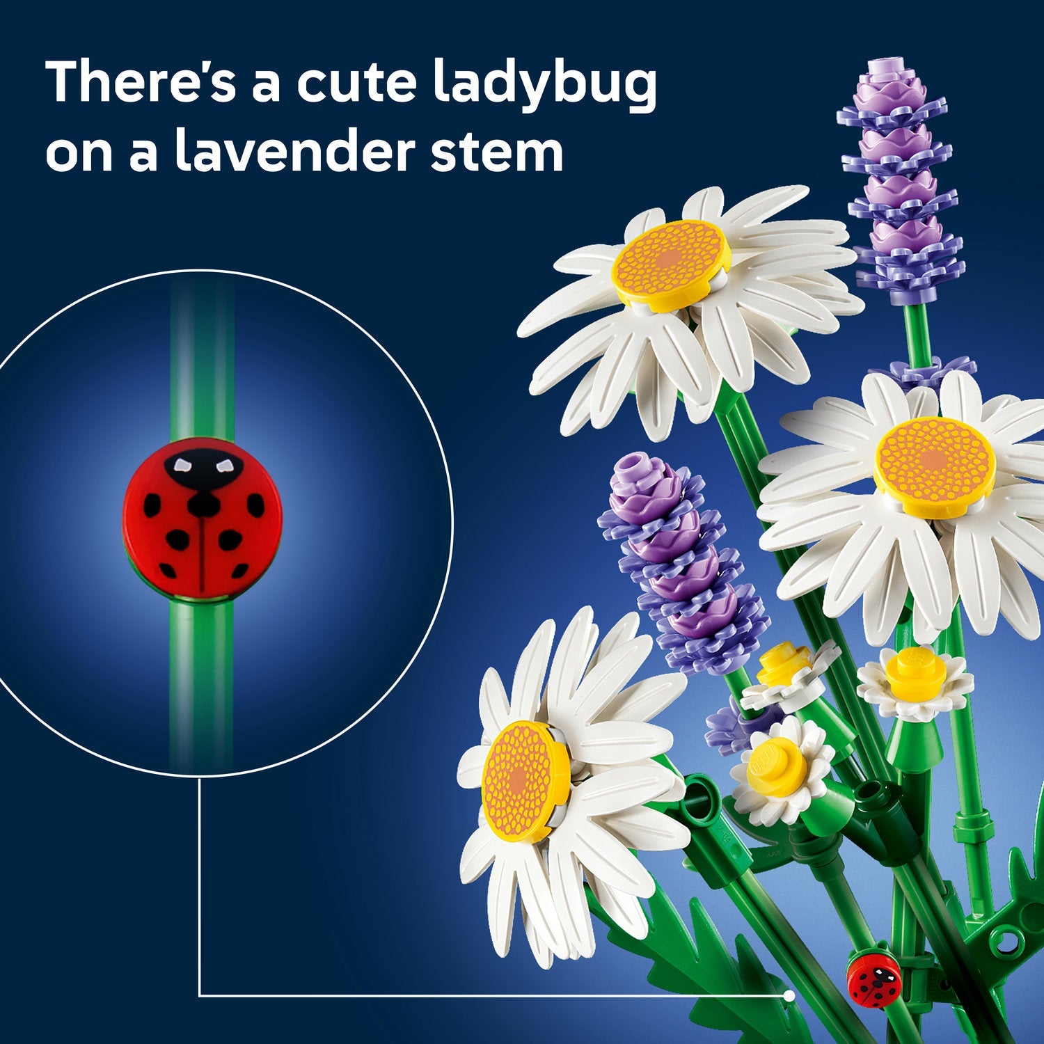 LEGO® Botanicals Daisies Flower Decor 11508