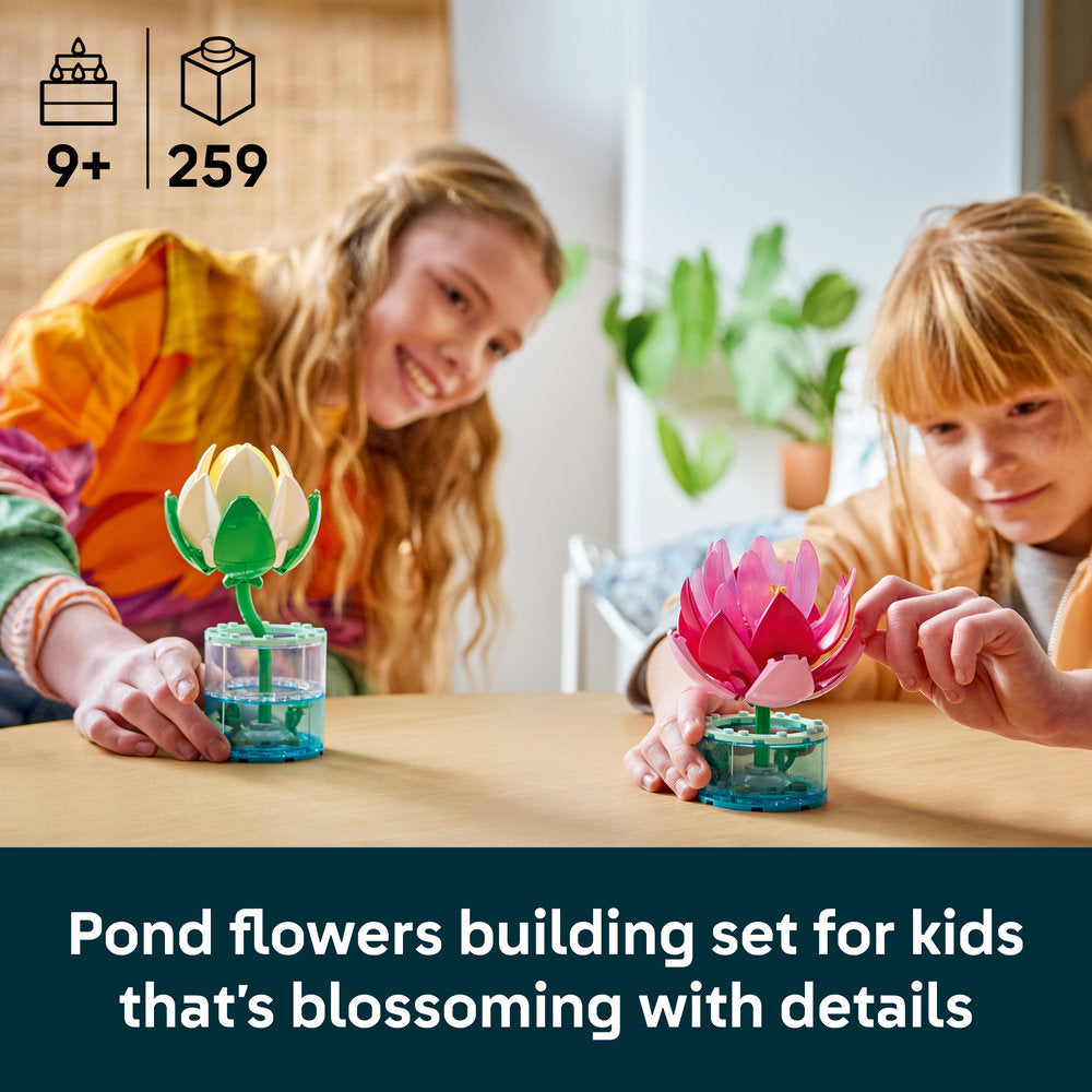 LEGO® Botanicals Water Lilies Flower Building Set 11511