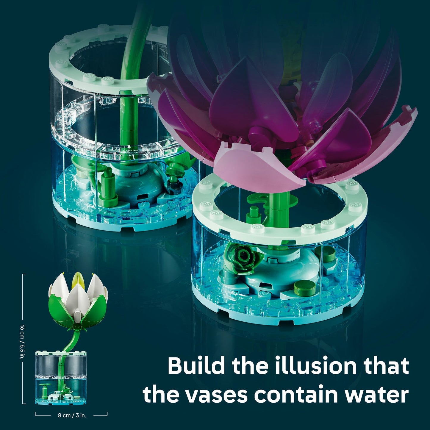 LEGO® Botanicals Water Lilies Flower Building Set 11511