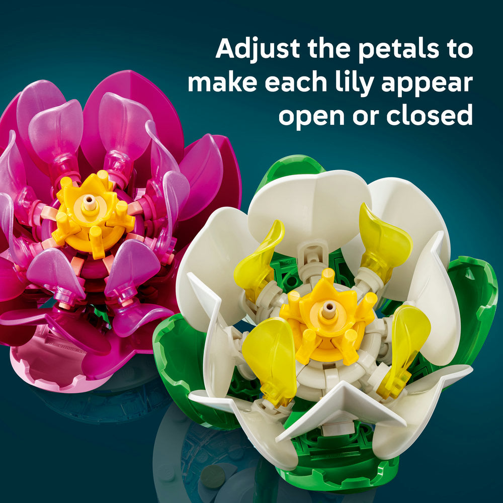 LEGO® Botanicals Water Lilies Flower Building Set 11511
