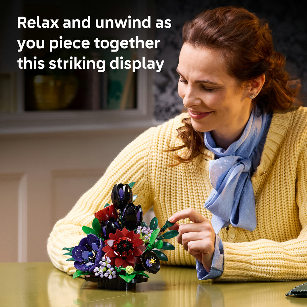 LEGO® Botanicals Dark Flower Arrangement Building Set 11513