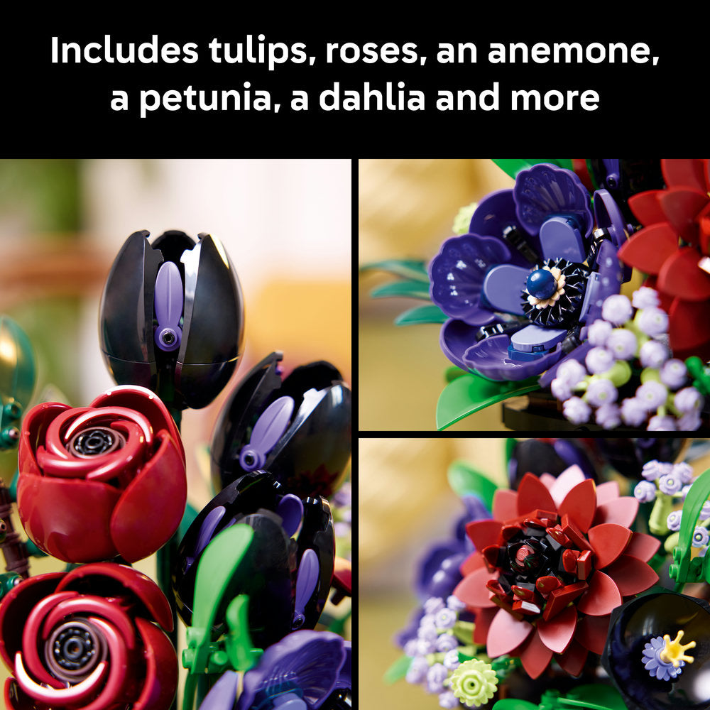 LEGO® Botanicals Dark Flower Arrangement Building Set 11513