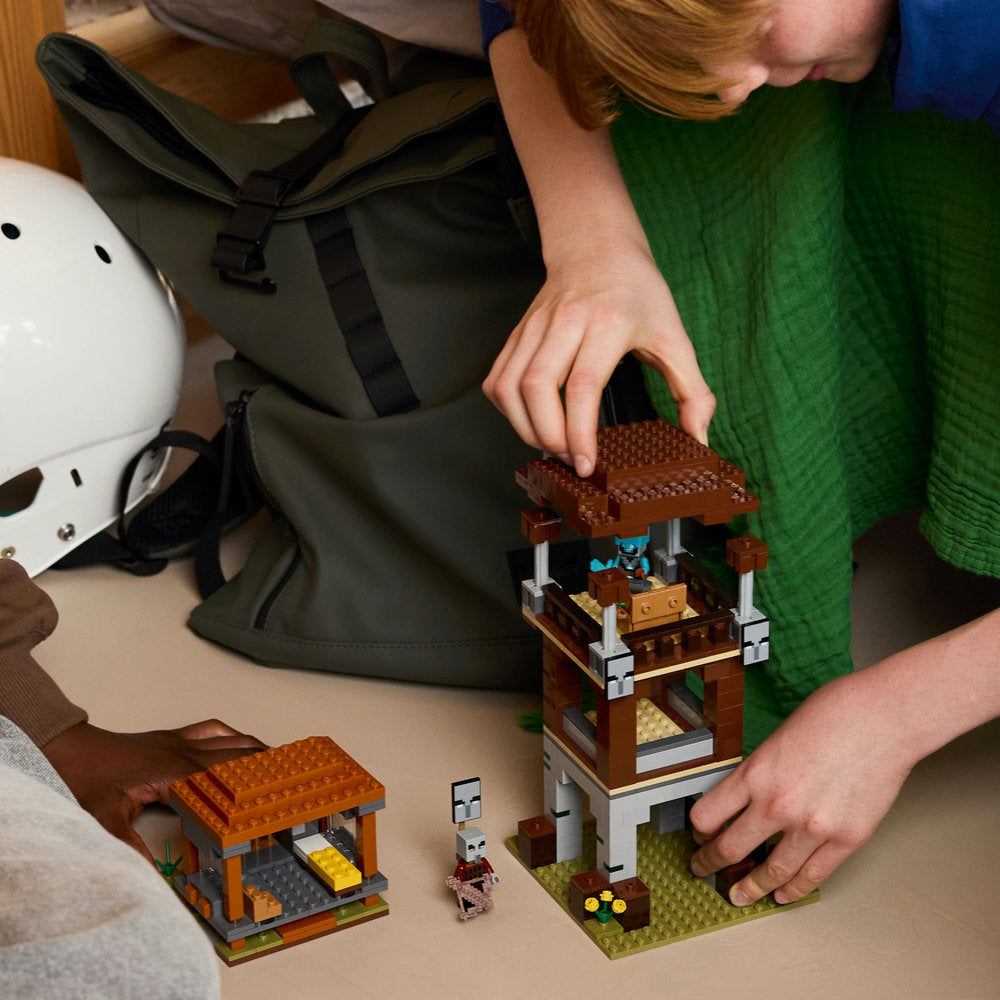 LEGO® Minecraft® The Pillager Outpost and Ravager Gamer Building Toy Gift 21278