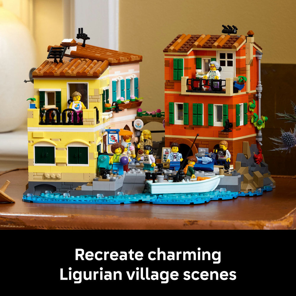 LEGO® Ideas Italian Riviera, Architecture Model Kit for Adults, Gift Idea 21359
