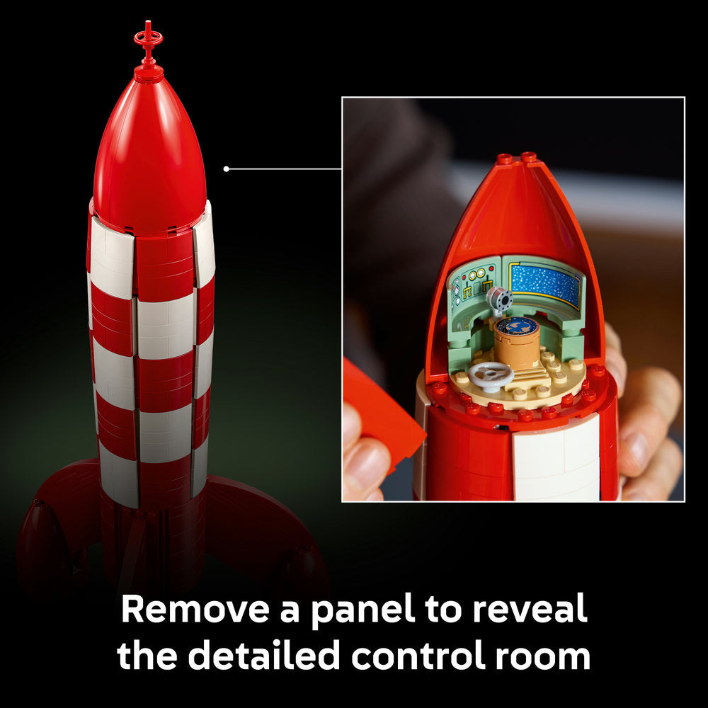 LEGO® Ideas Tintin® Moon Rocket Building Kit for Adults 21367