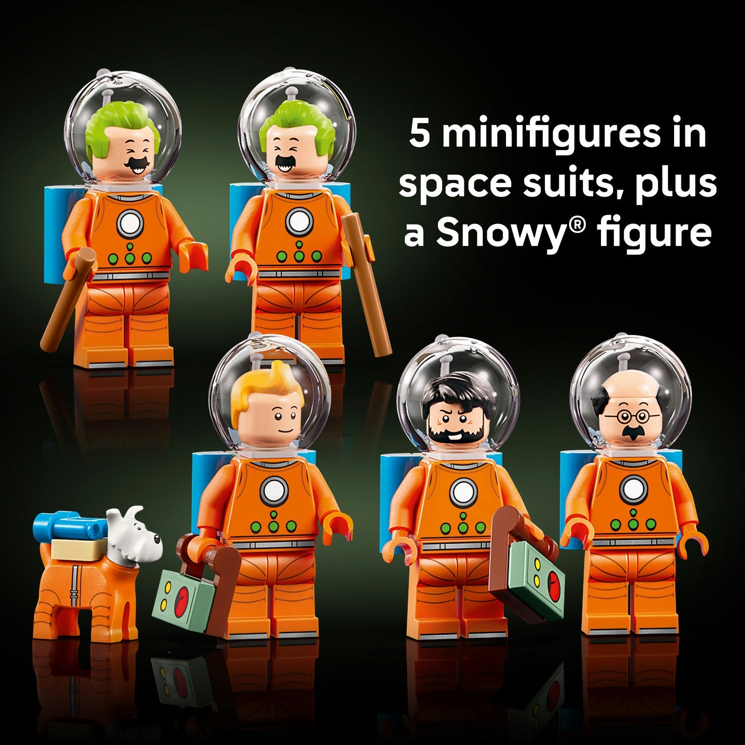 LEGO® Ideas Tintin® Moon Rocket Building Kit for Adults 21367