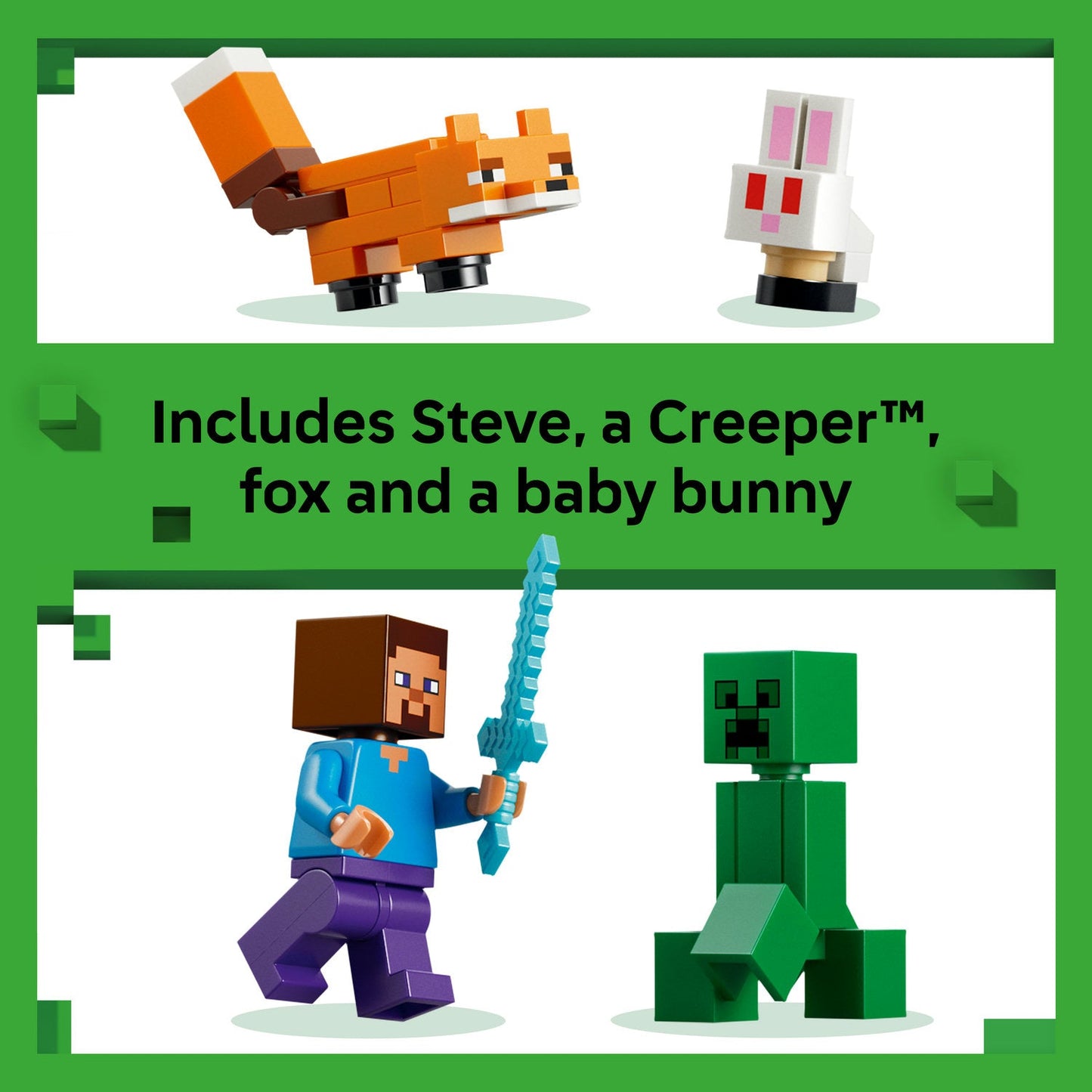 LEGO® Minecraft® Steve’s Taiga Adventure Gamer Gift 21583
