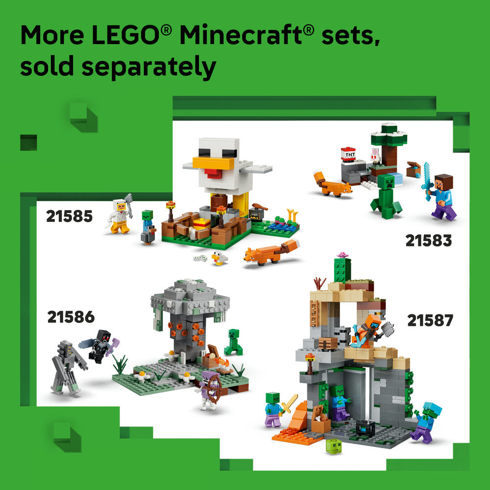 LEGO® Minecraft® Nether & End Portal Journey Gamer Toy 21584