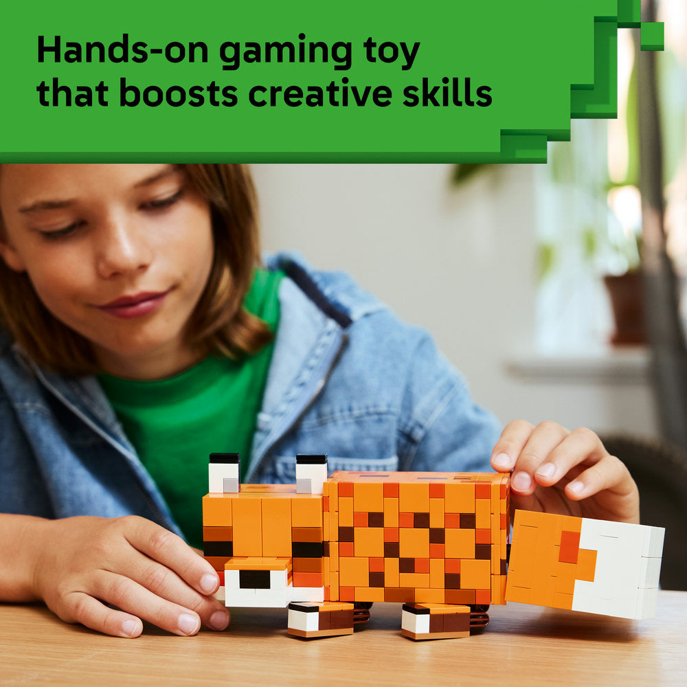 LEGO® Minecraft® The Fox Gaming Decoration Toy Gift 21588