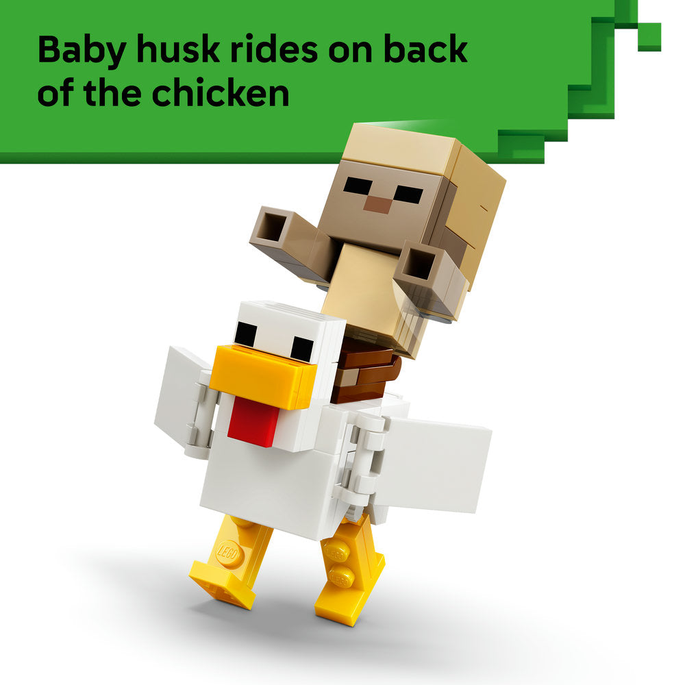 LEGO® Minecraft® Chicken Jockey Desert Attack Toy 21592