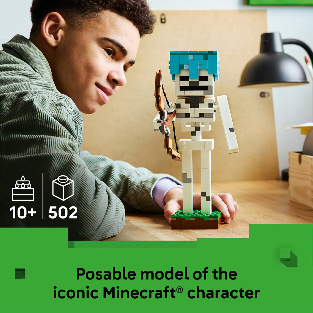 LEGO® Minecraft® The Skeleton Gaming Decor Toy 21594