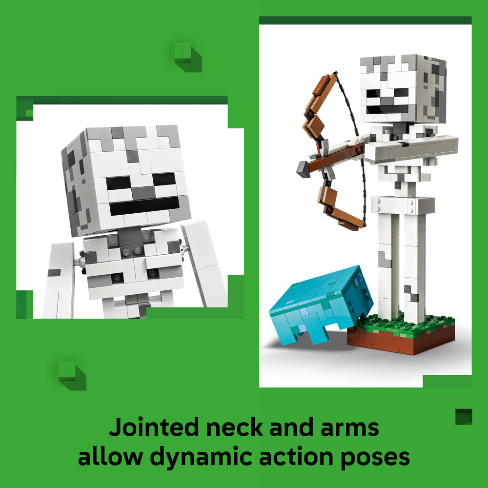 LEGO® Minecraft® The Skeleton Gaming Decor Toy 21594
