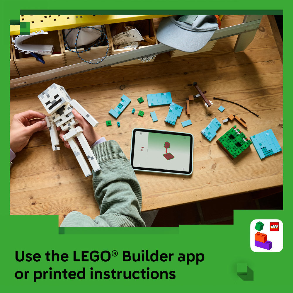 LEGO® Minecraft® The Skeleton Gaming Decor Toy 21594