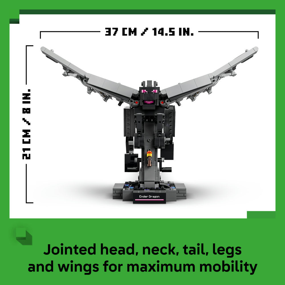 LEGO® Minecraft® The Ender Dragon Video Game Decor 21595