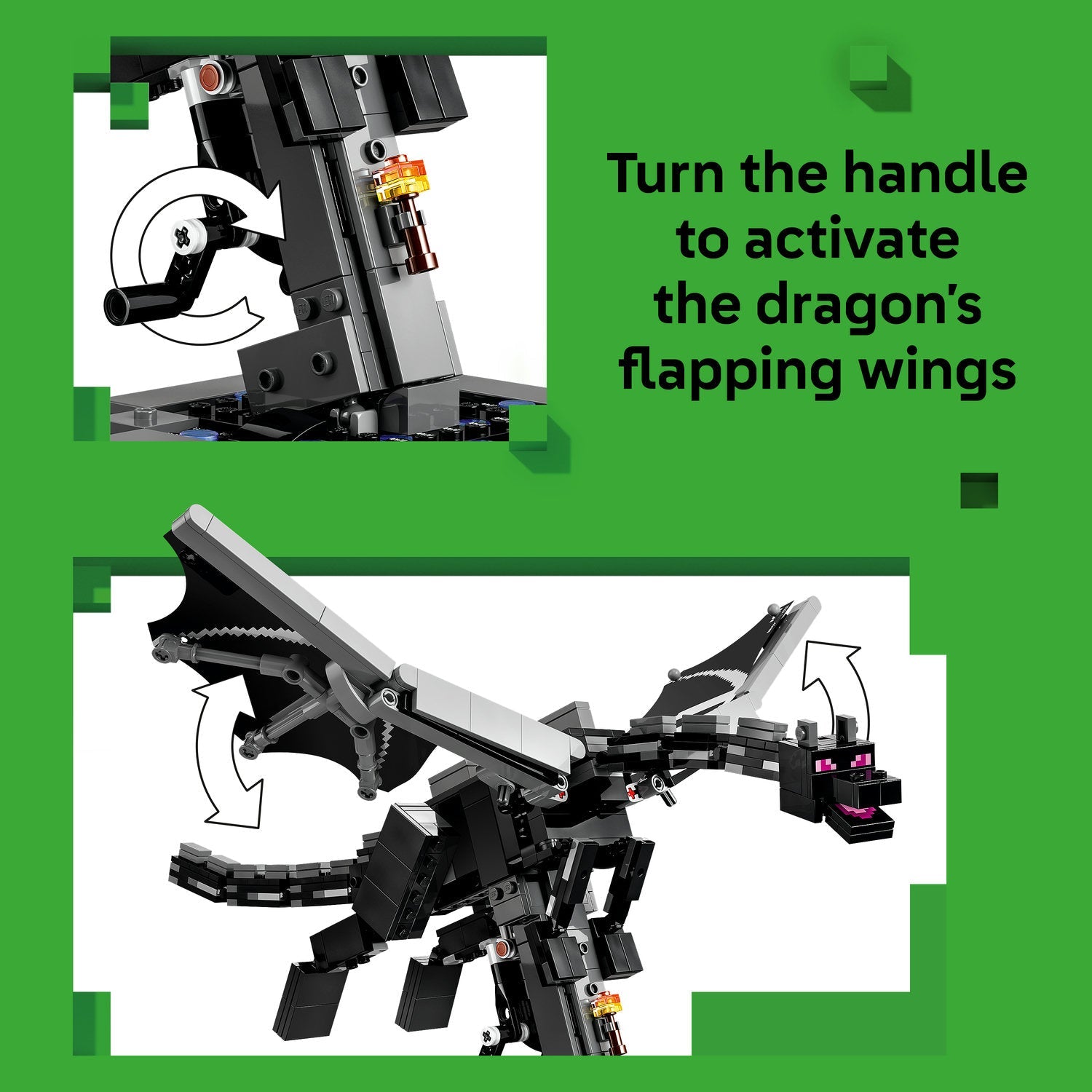 LEGO® Minecraft® The Ender Dragon Video Game Decor 21595