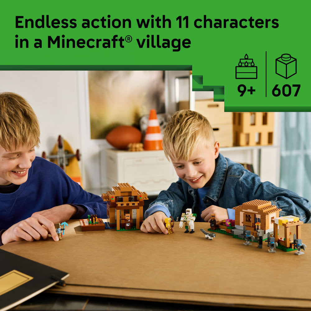LEGO® Minecraft® Evoker Village Attack Toy Playset 21596