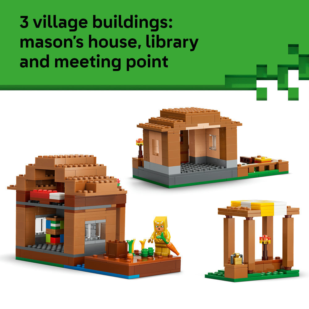 LEGO® Minecraft® Evoker Village Attack Toy Playset 21596