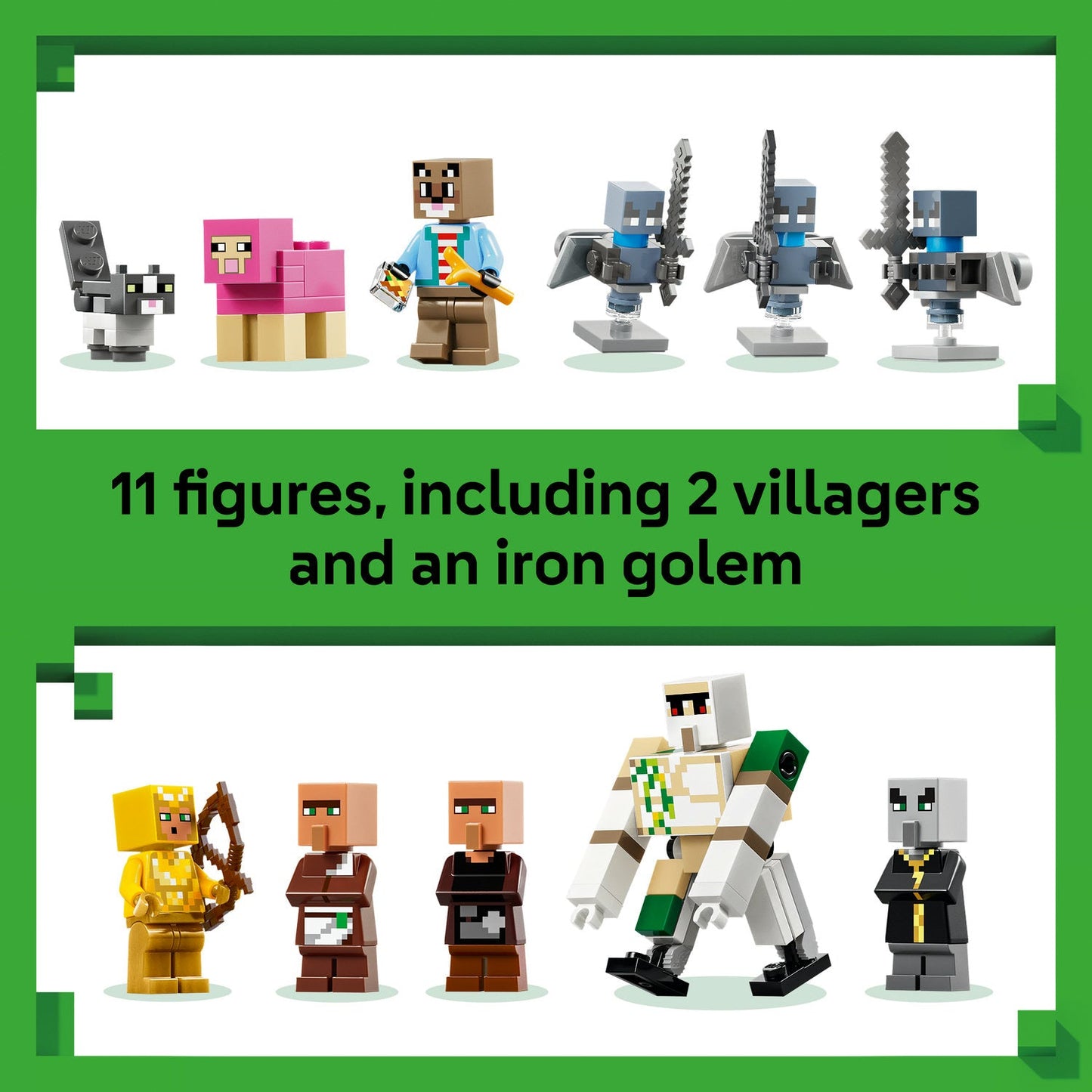 LEGO® Minecraft® Evoker Village Attack Toy Playset 21596