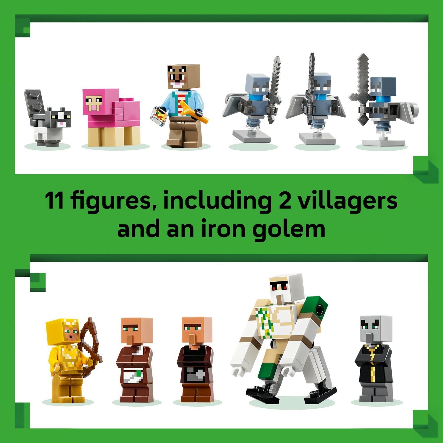 LEGO® Minecraft® Evoker Village Attack Toy Playset 21596