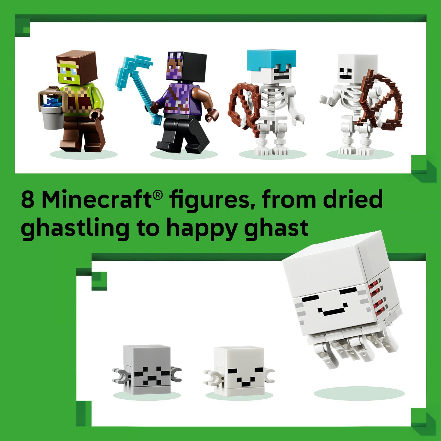 LEGO® Minecraft® Ghast Station Pretend Play Gamer Toy 21597