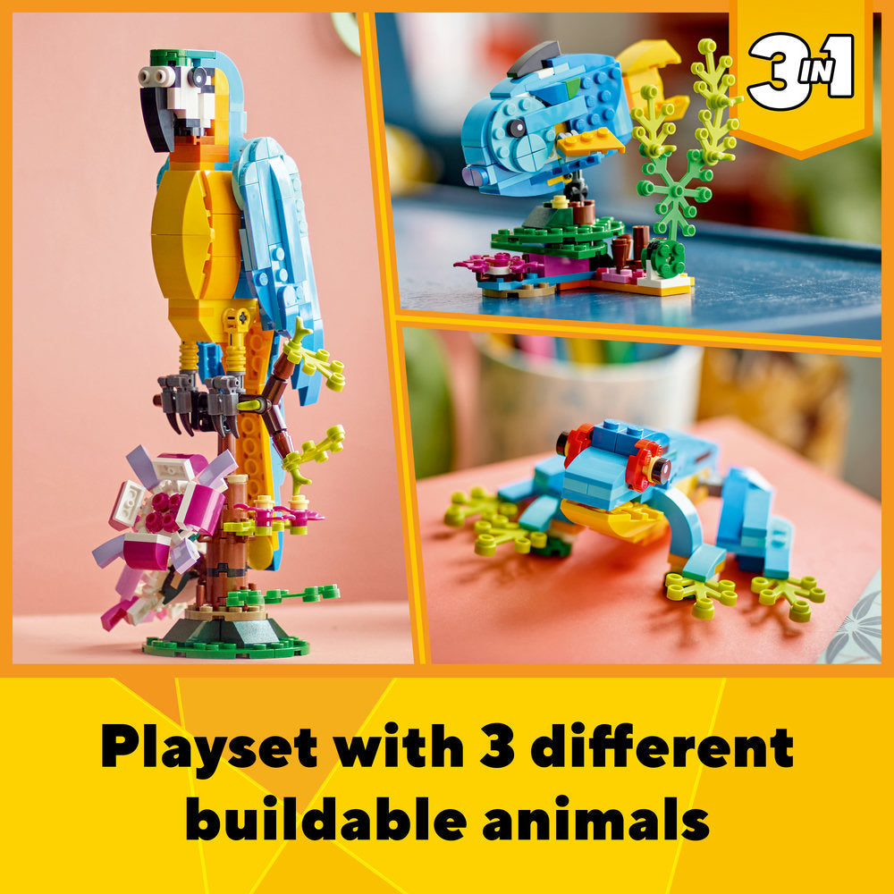 LEGO® Creator Exotic Parrot Building Toy Set 31136