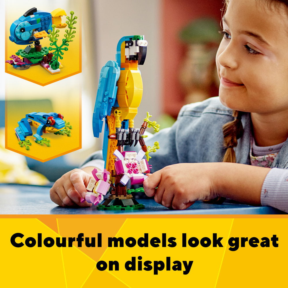 LEGO® Creator Exotic Parrot Building Toy Set 31136