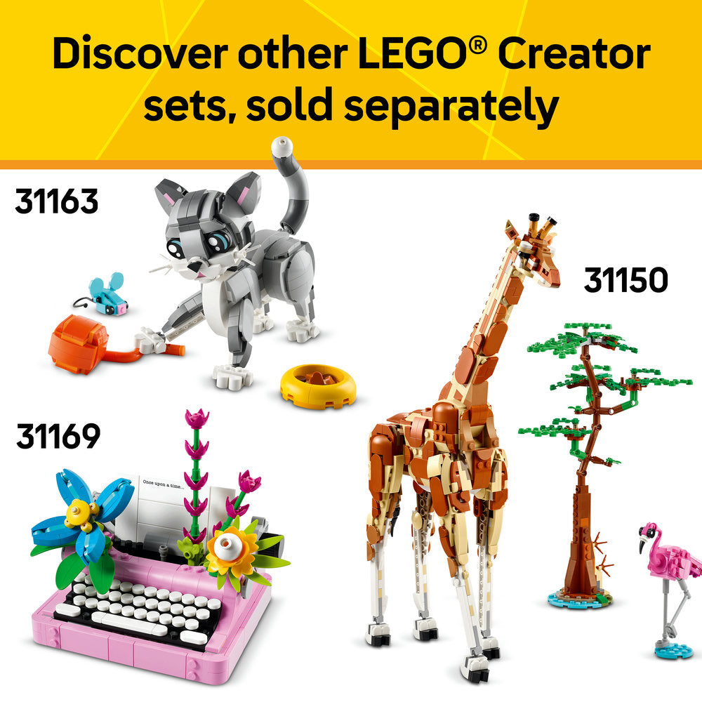LEGO® Creator 3in1 Wild Animals: Panda Family Toy Set 31165