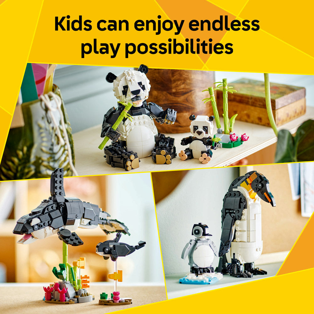 LEGO® Creator 3in1 Wild Animals: Panda Family Toy Set 31165