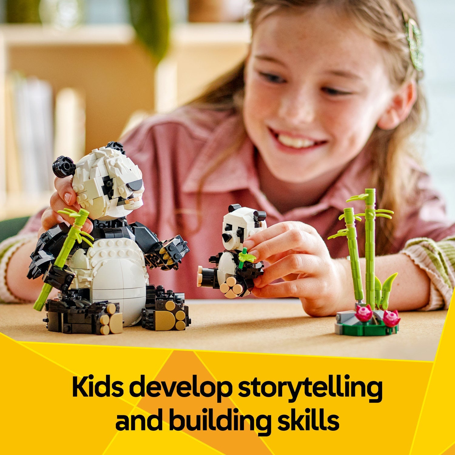 LEGO® Creator 3in1 Wild Animals: Panda Family Toy Set 31165