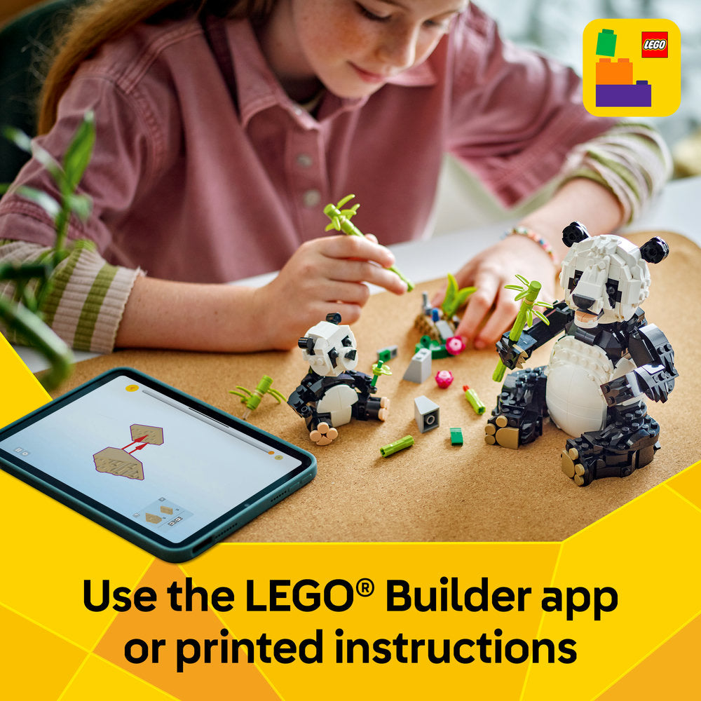 LEGO® Creator 3in1 Wild Animals: Panda Family Toy Set 31165