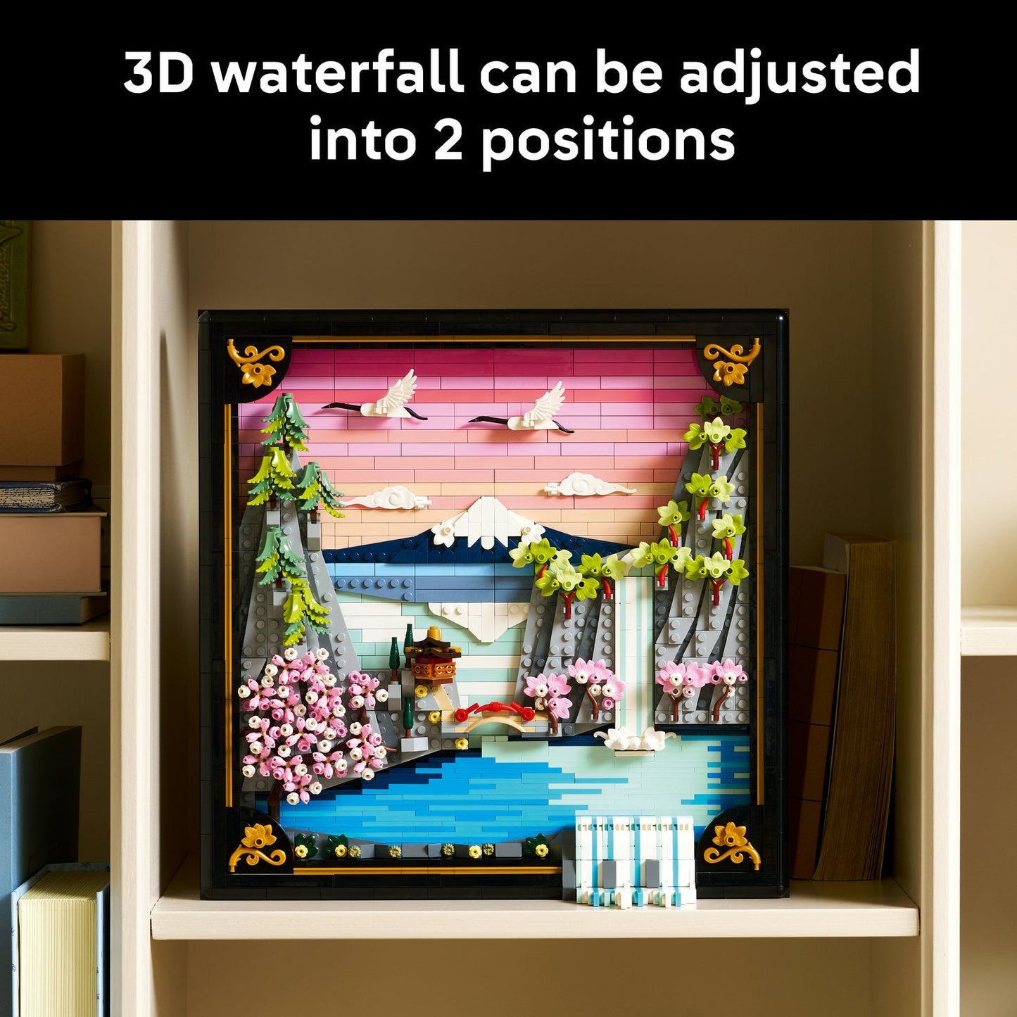 LEGO® Art Japanese Cherry Blossom Landscape Wall Art 31218