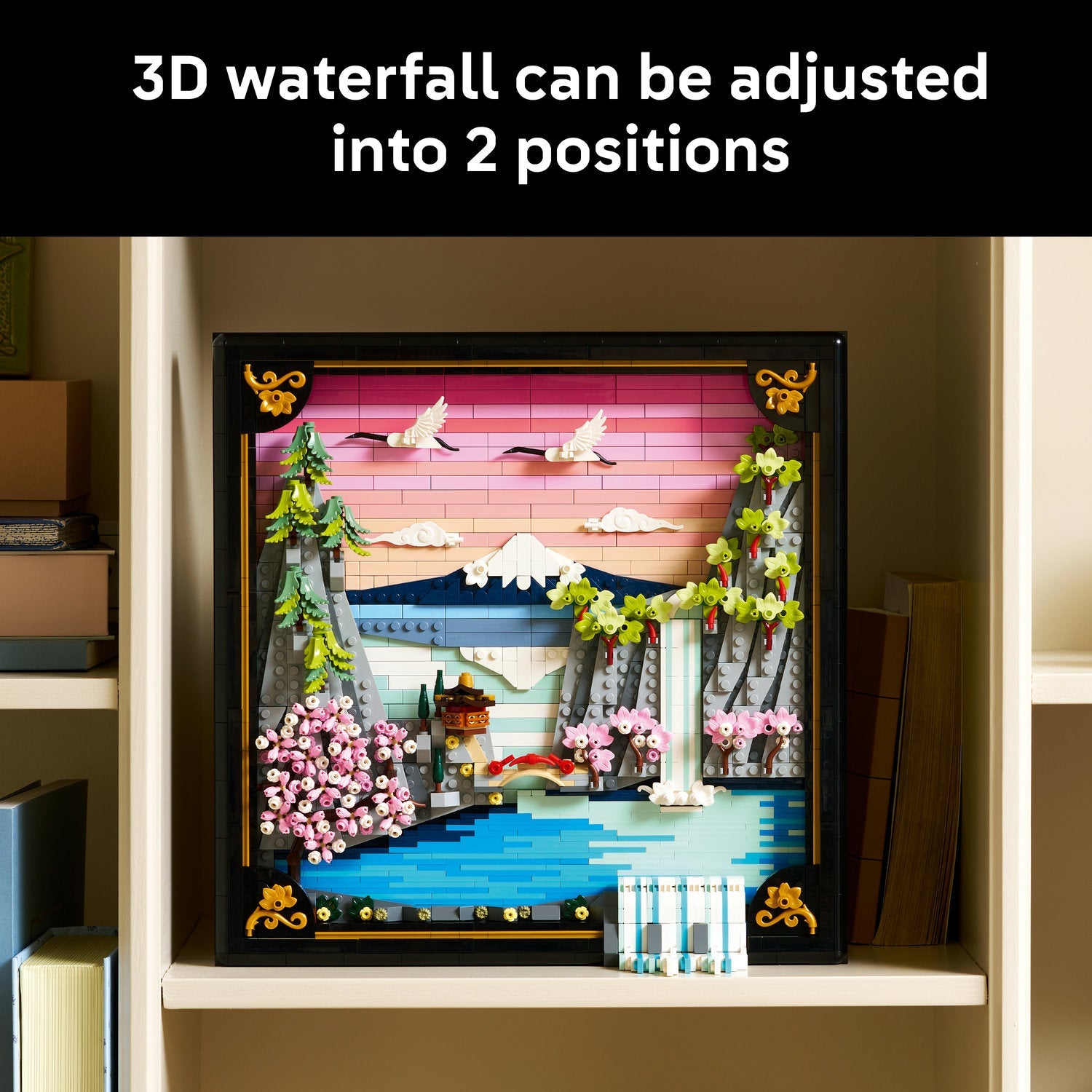 LEGO® Art Japanese Cherry Blossom Landscape Wall Art 31218