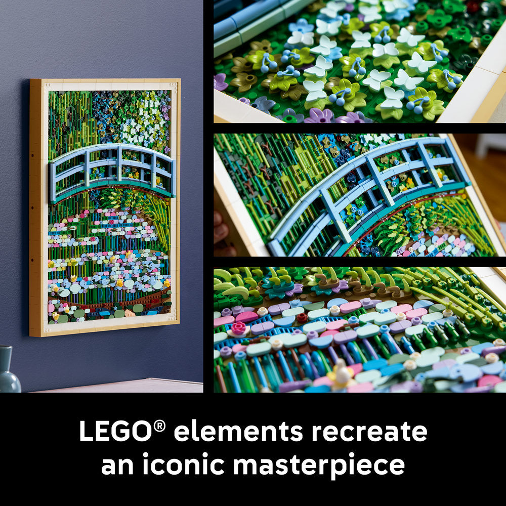 LEGO® Art Claude Monet – Bridge over a Pond of Water Lilies 31220