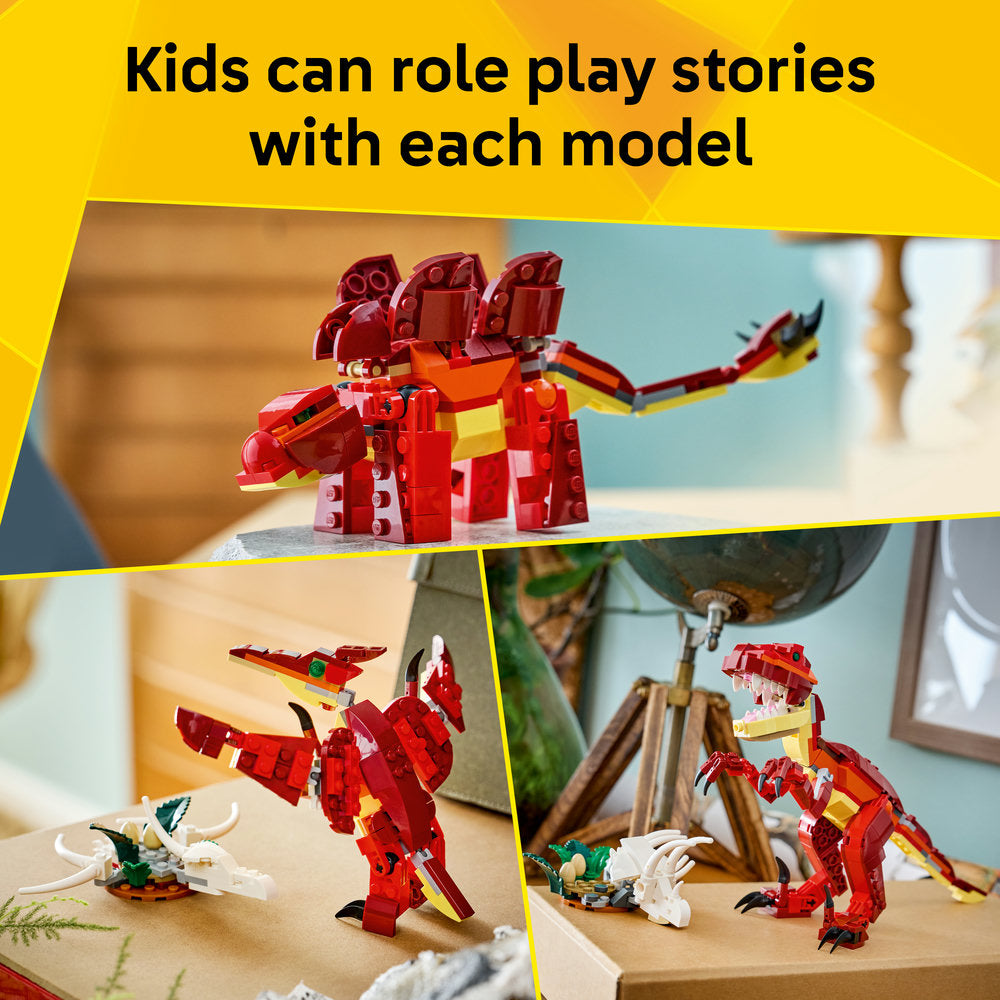 LEGO® Creator 3 in 1 Fierce Dinosaur Toy 31379
