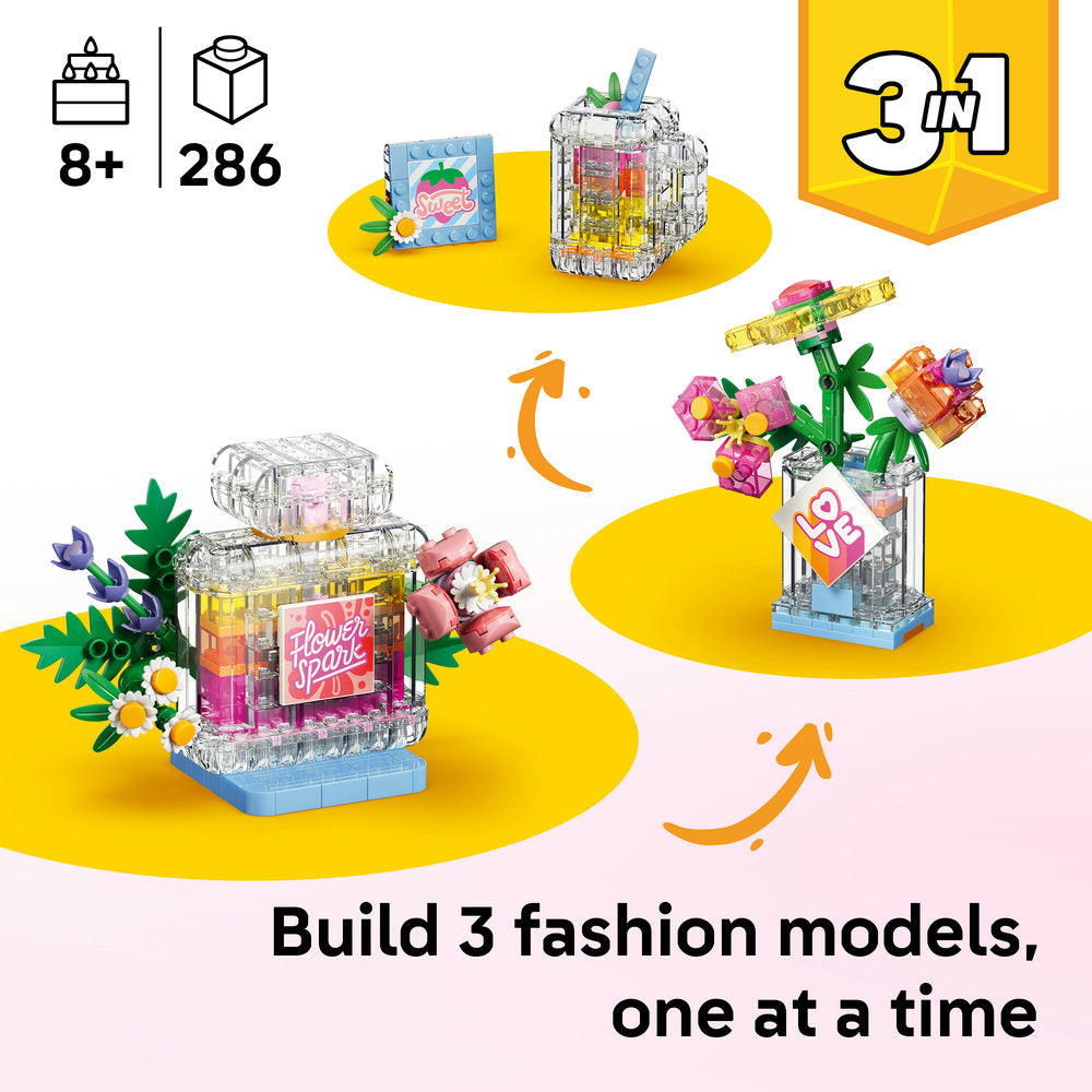LEGO® Creator 3 in 1 Floral Decor Perfume Bottle 31383